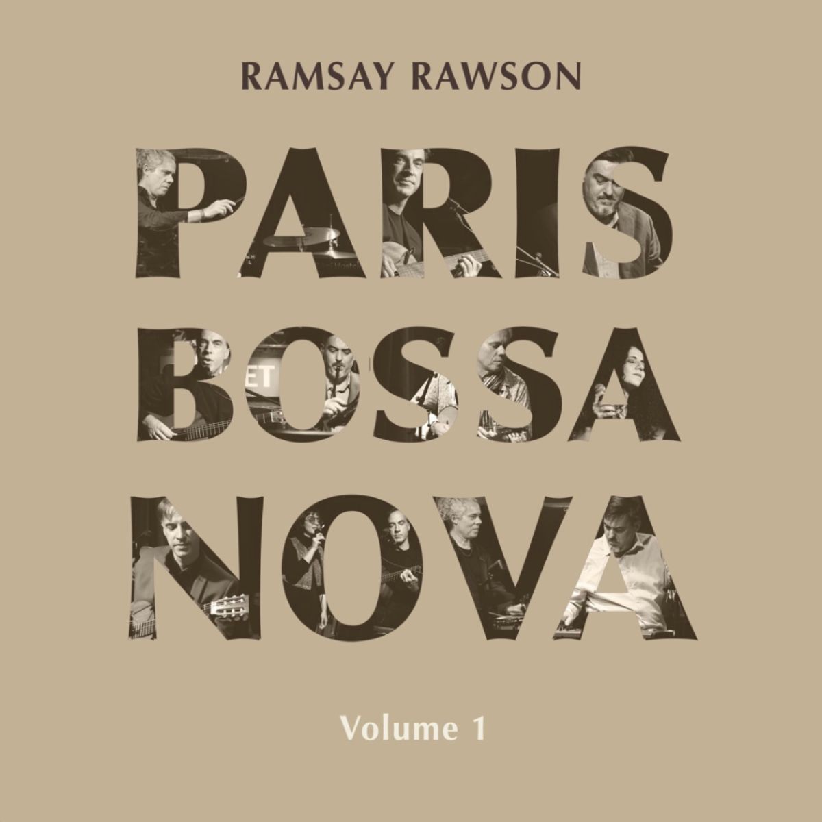 Paris Bossa Nova, Volume 1 EP cover art by Ramsay Rawson