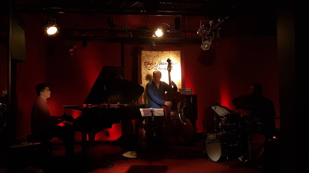 Alex Mercado Trio live at The Music Village, Brussels, 2018