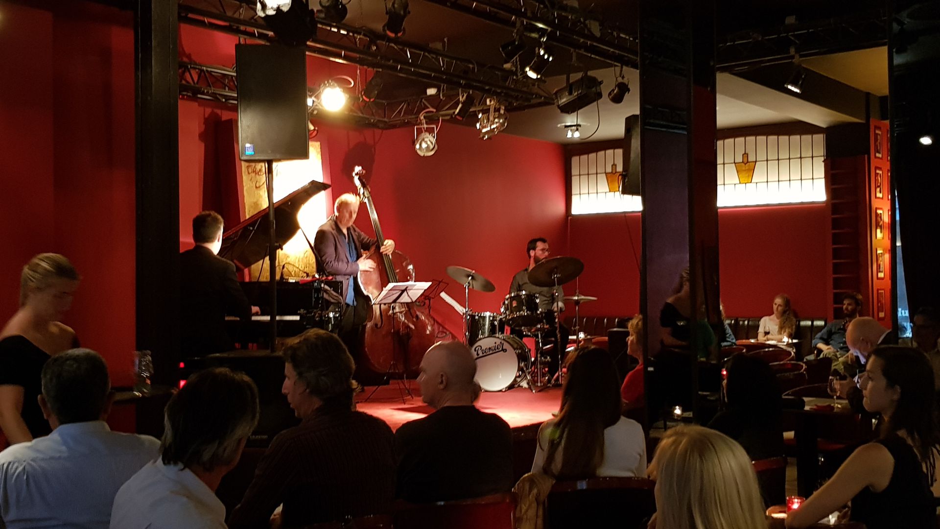 Alex Mercado Trio at The Music Village jazz club, Brussels, May 2018