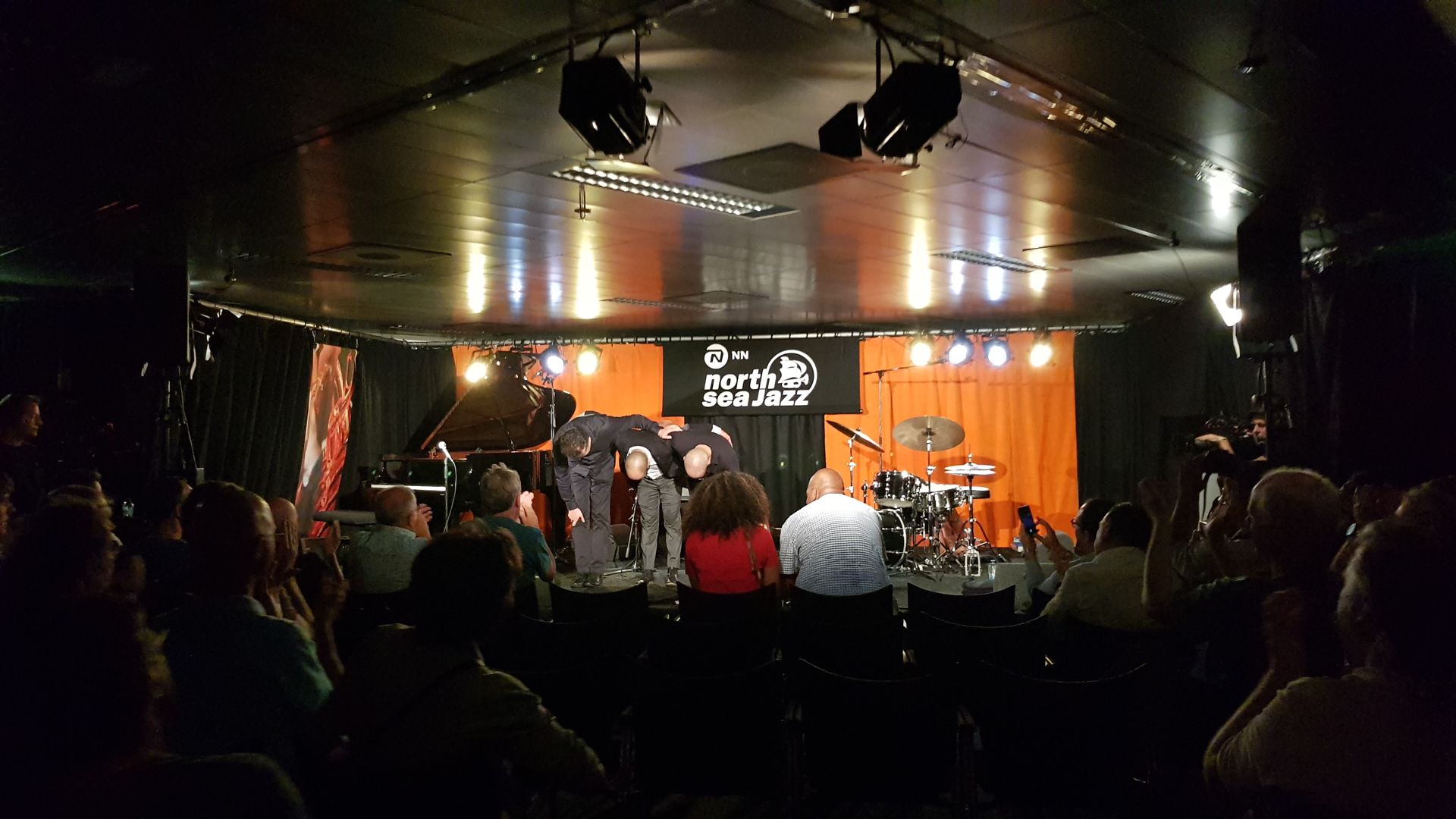 Alex Mercado Trio taking a bow at North Sea Jazz Festival 2018