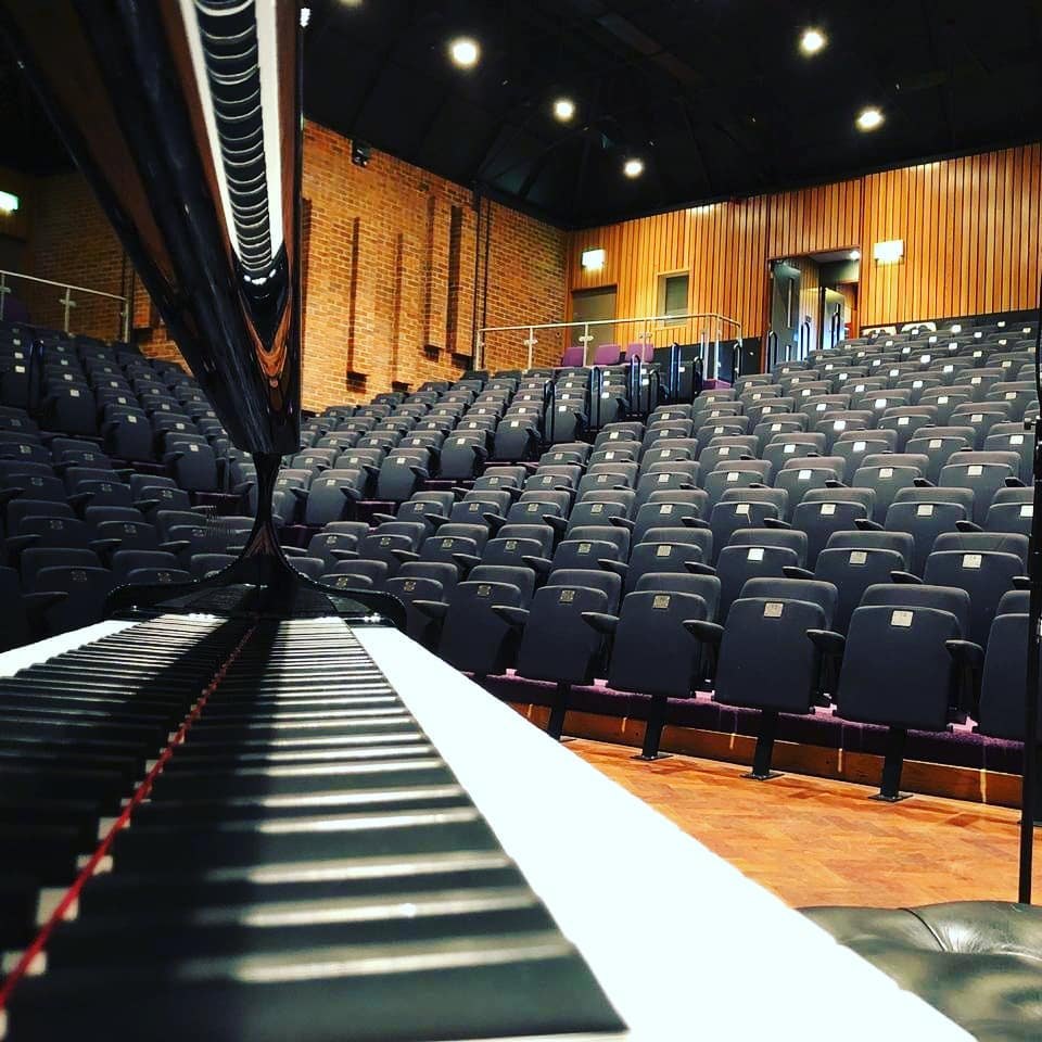 Turner Sims concert hall, Southampton, before the Alex Mercado Trio concert