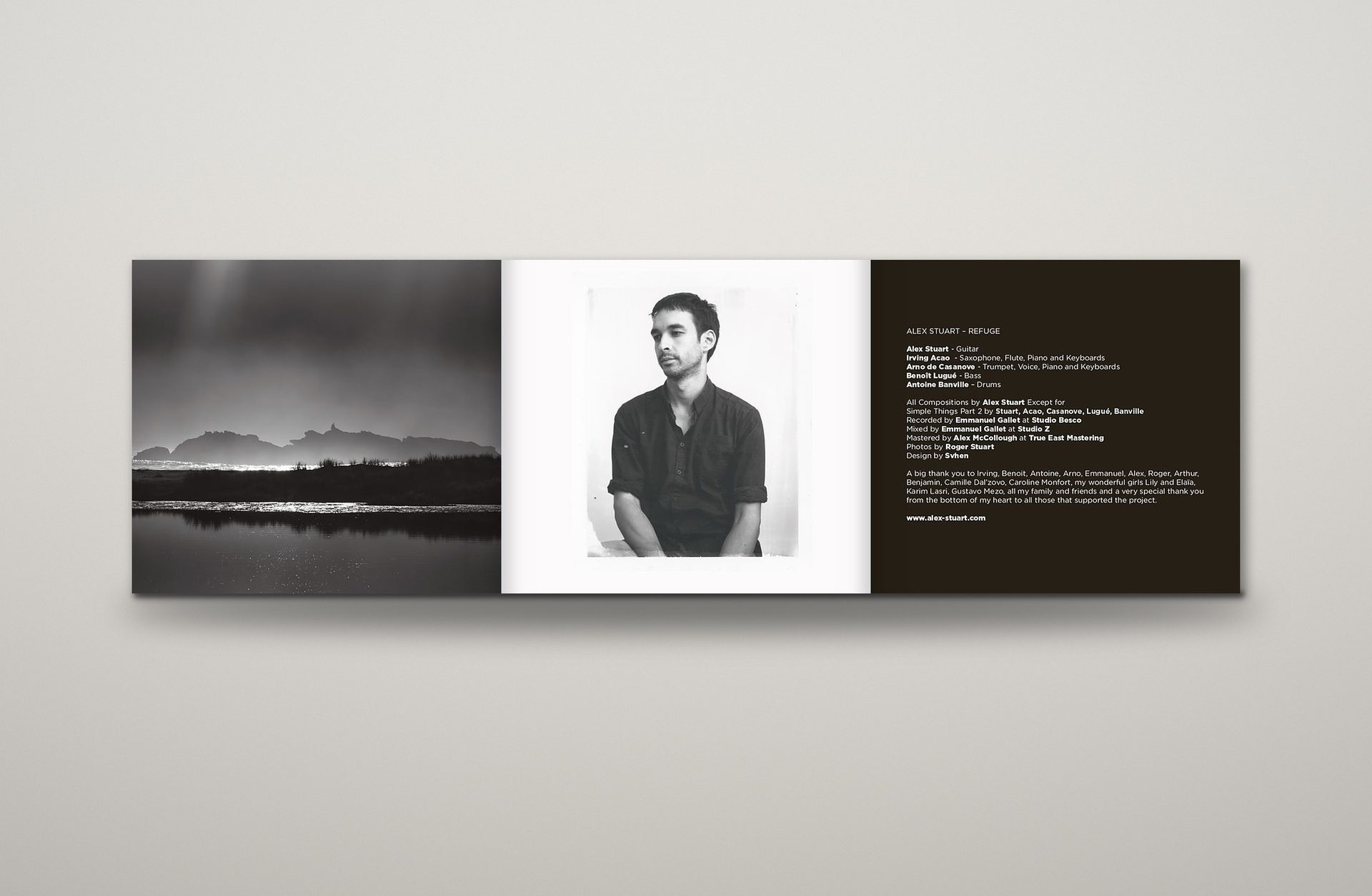 Inside, Photography by Roger Stuart and credits