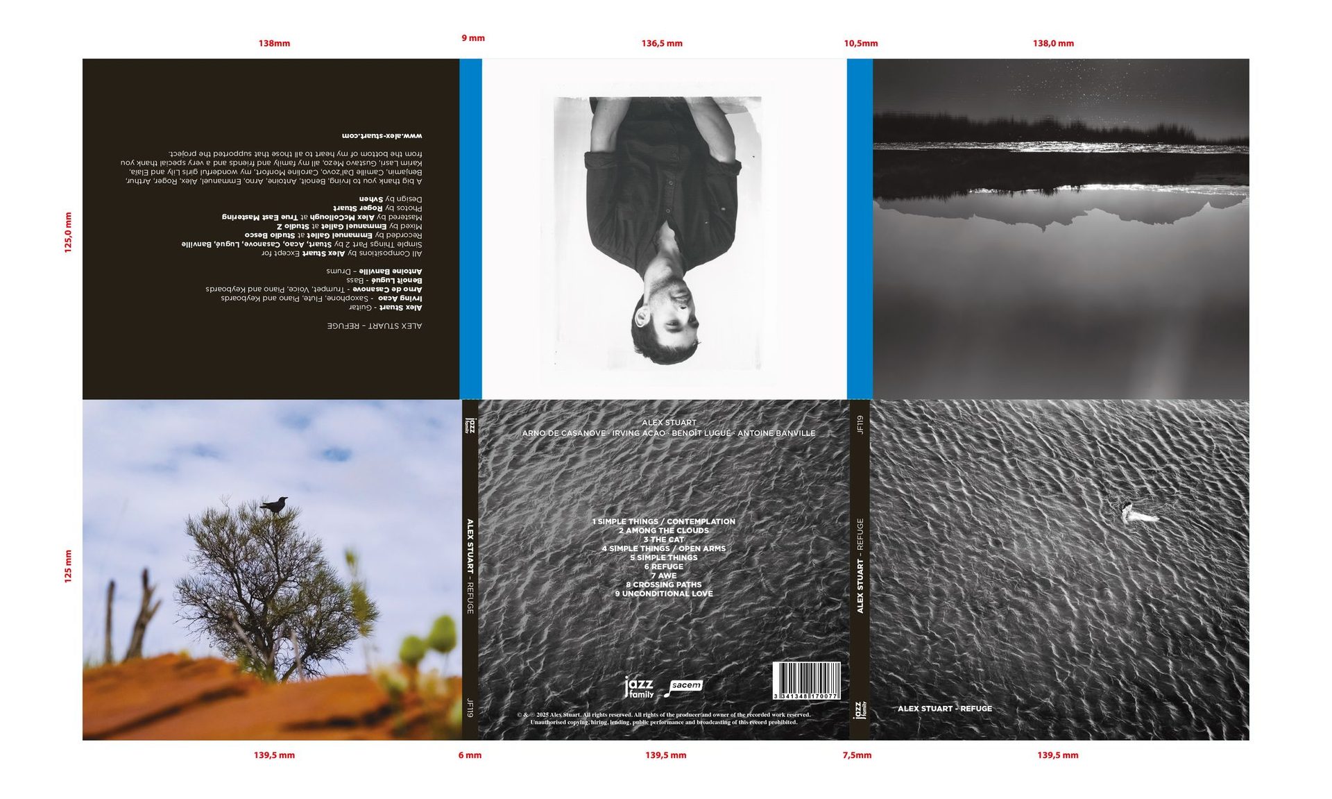 Print layout, Six panels, by Svhen