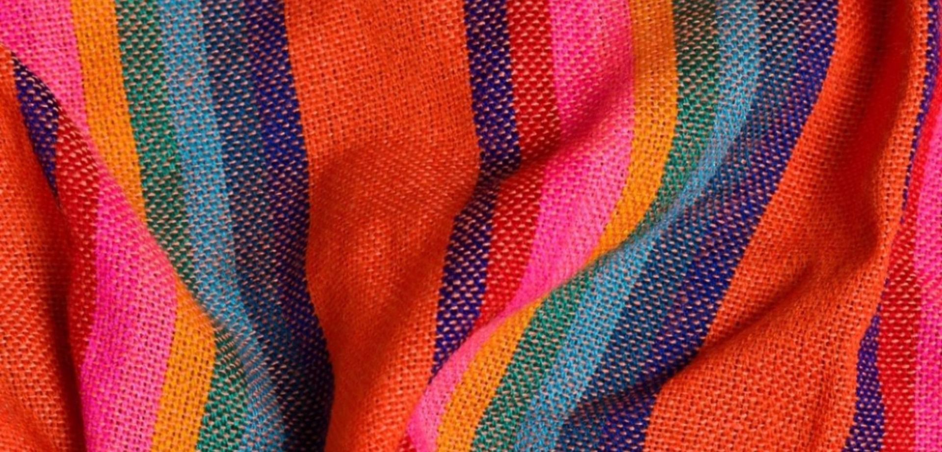 Mexican woven textile, background for Alexandre Herer Nunataq Mexico tour 2026