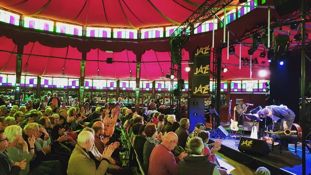 FOX and Chris Cheek at Jazz sous les Pommiers 2018, Magic Mirrors, Coutances