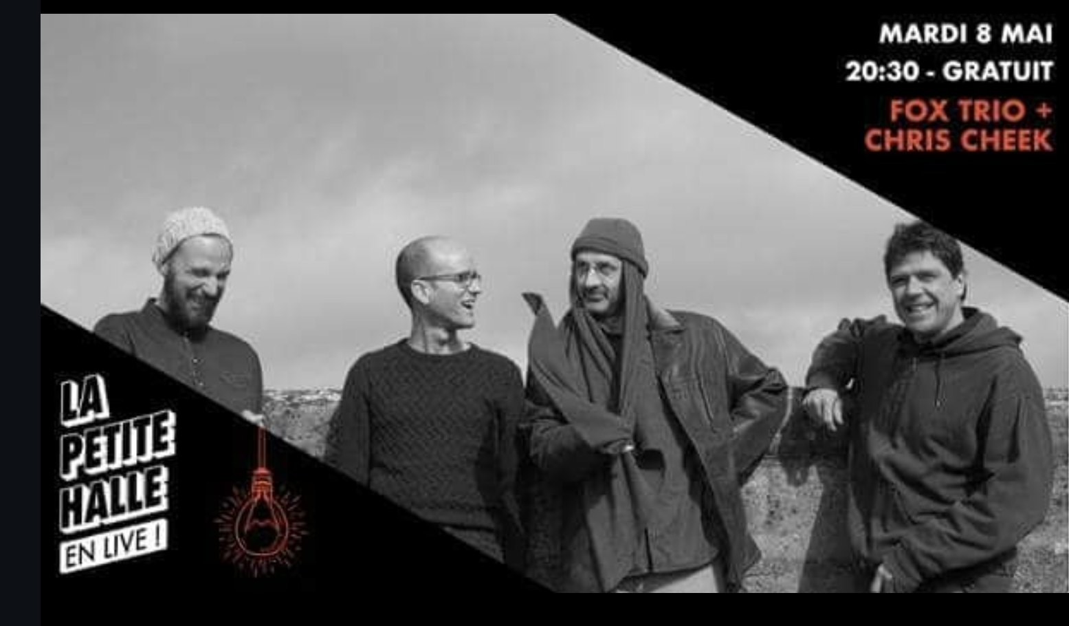 FOX Trio and Chris Cheek at La Petite Halle Paris, 8 May 2018