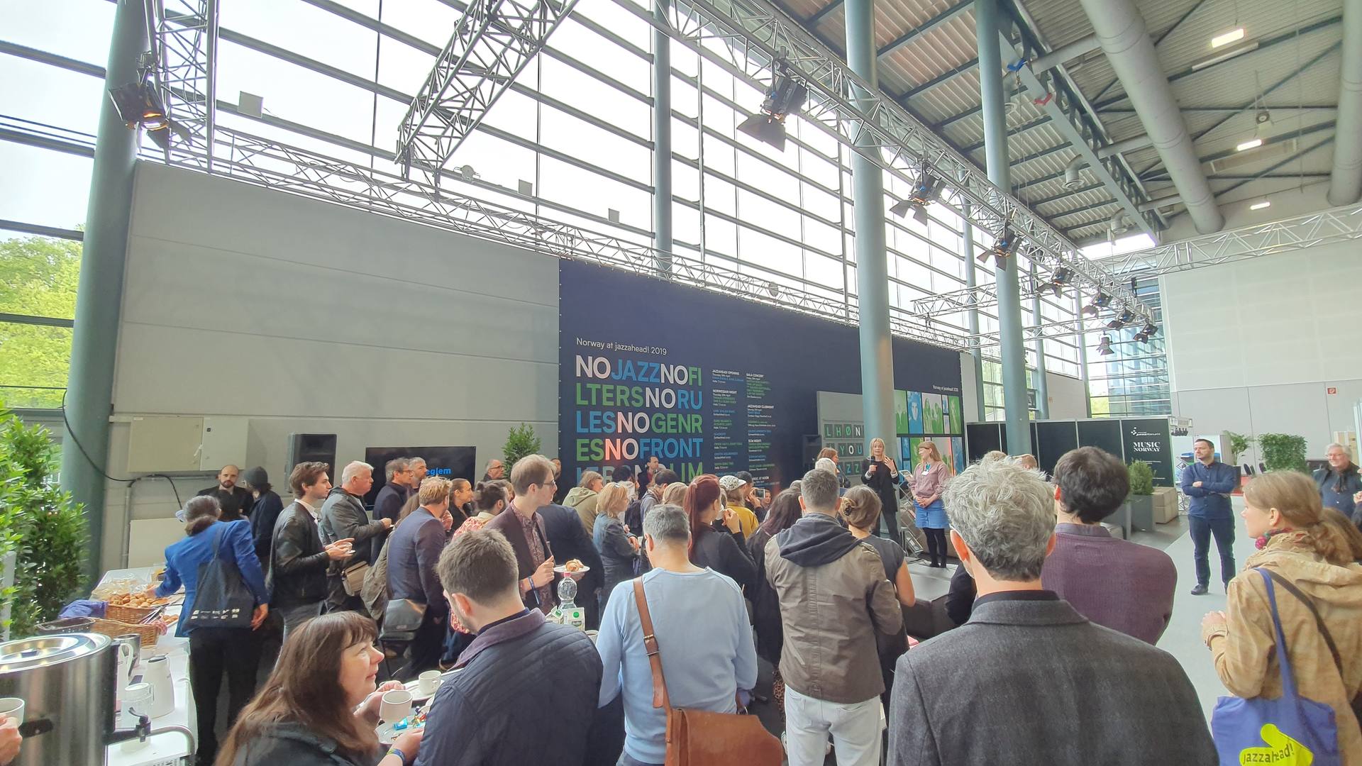 Norway at jazzahead! 2019 reception in the Messe Bremen foyer