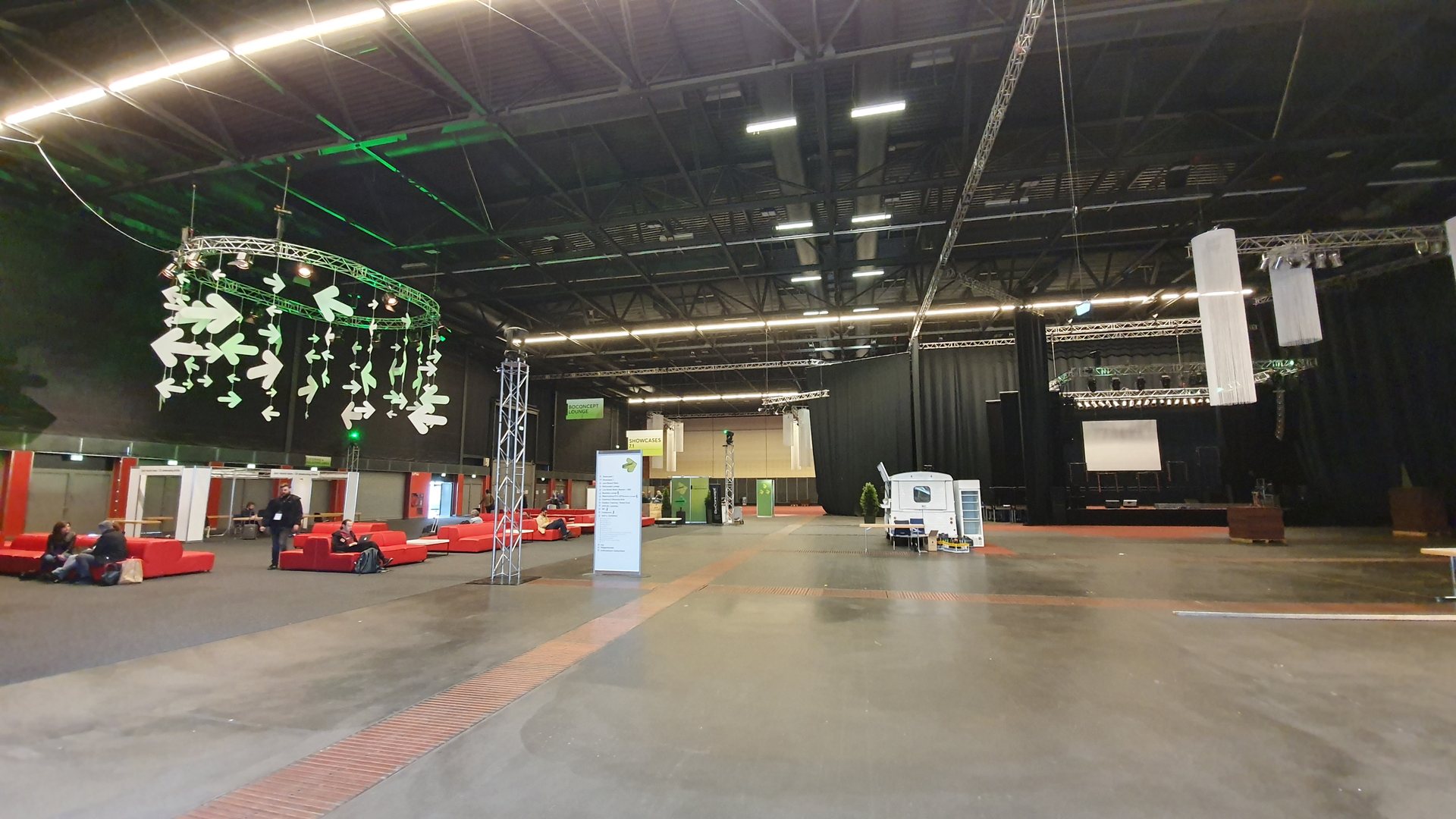 Messe Bremen hall during jazzahead! 2019