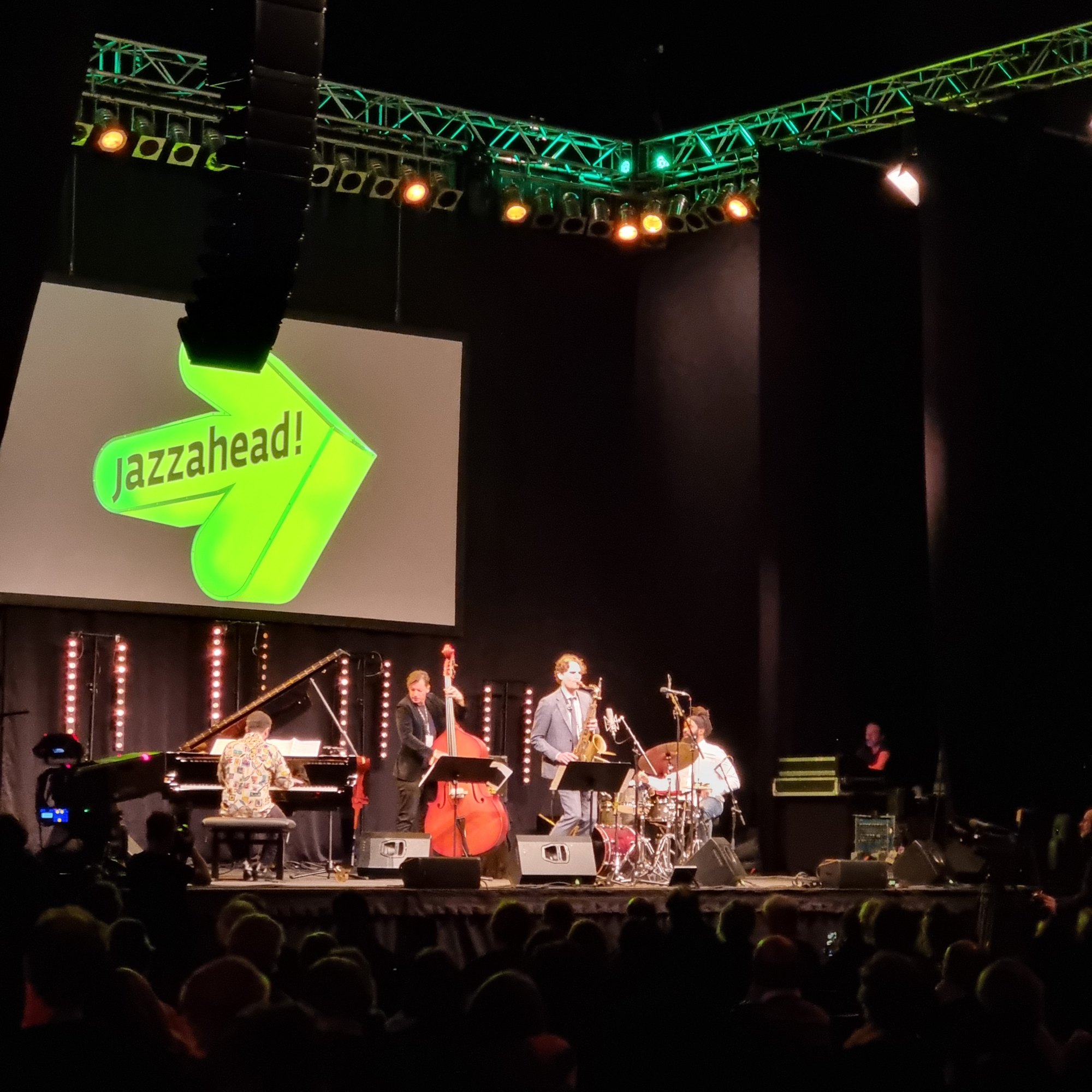 Tobias Meinhardt on stage at jazzahead! 2022 in Bremen