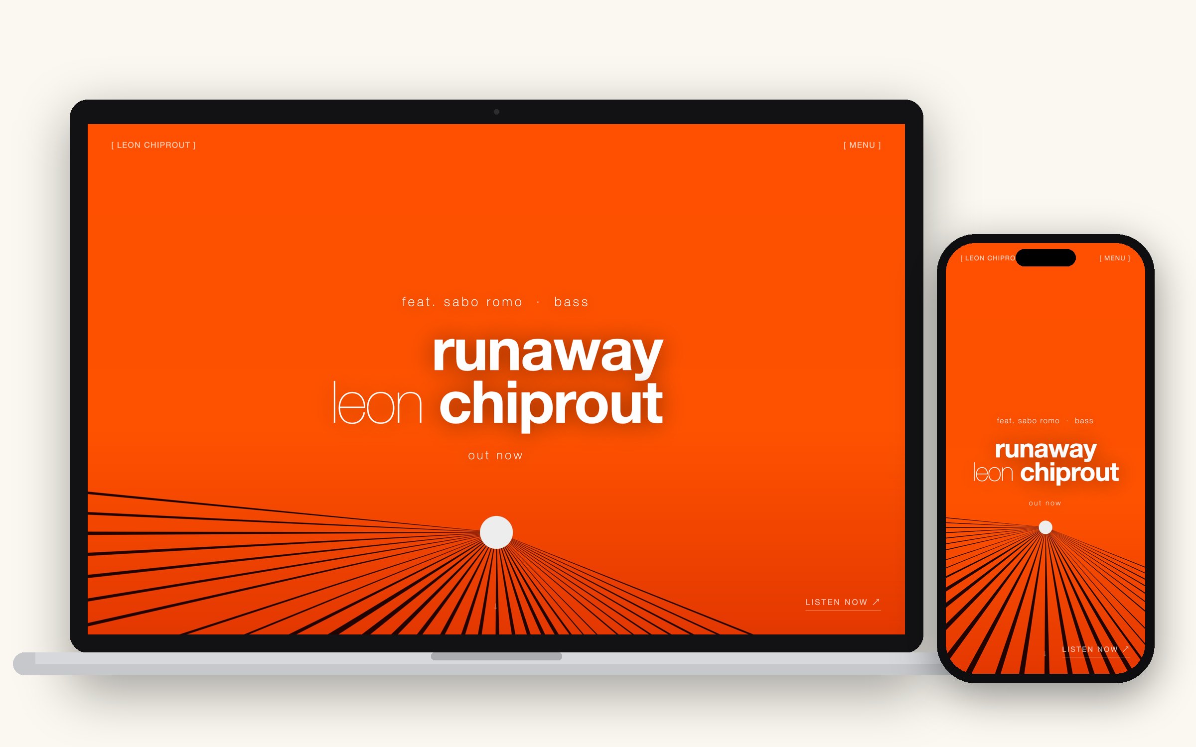Home page, The current single