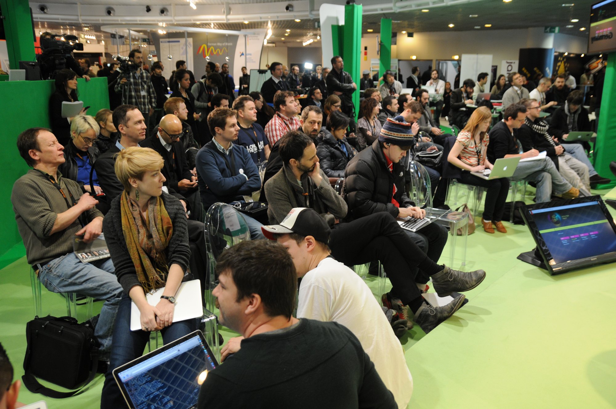 Audience at MIDEM 2012 in Cannes