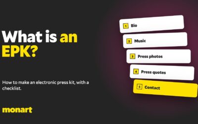 What is an EPK? How to make an electronic press kit (with checklist)
