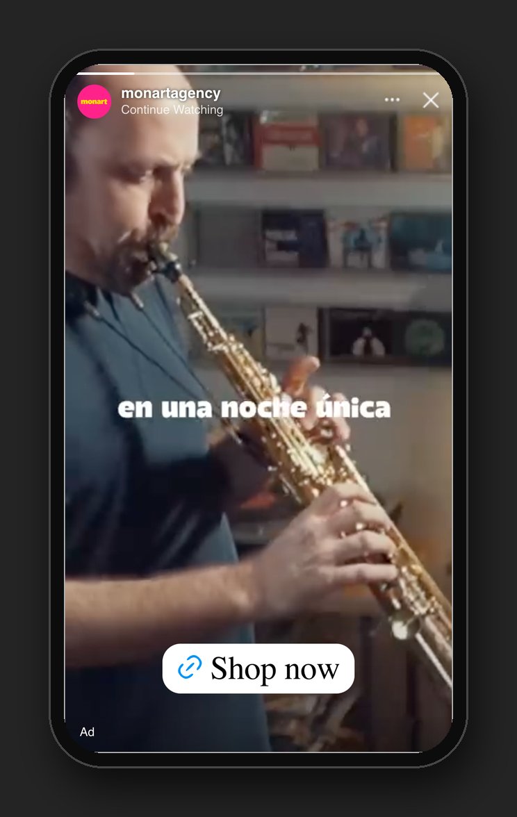 Medio Tono, Córdoba, Concert ad · Instagram Stories