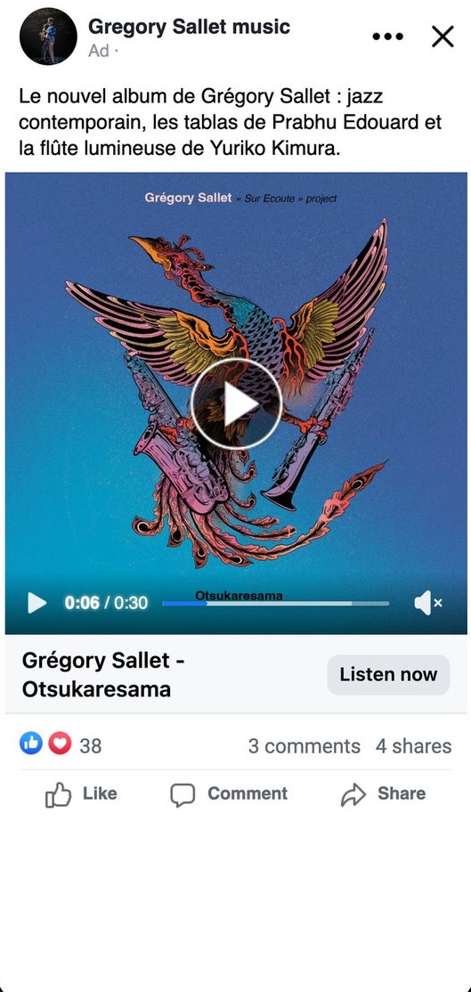 Otsukaresama, Album ad · Facebook