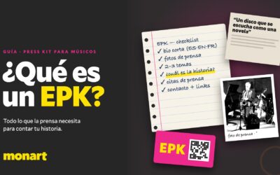¿Qué es un EPK (press kit)? Guía para músicos